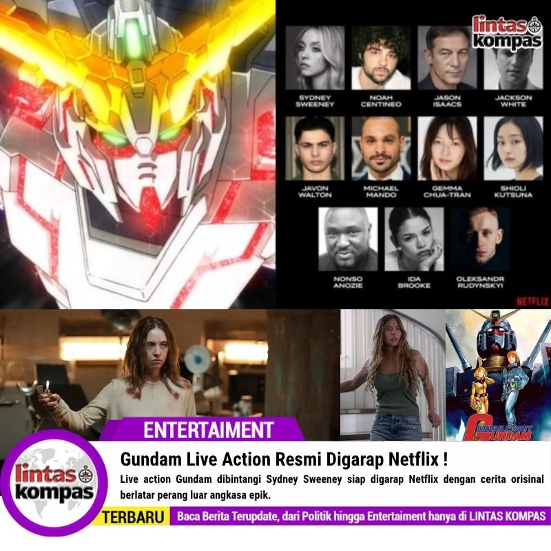 Gundam Live Action Resmi Digarap Netflix ! Simak Fakta Menariknya