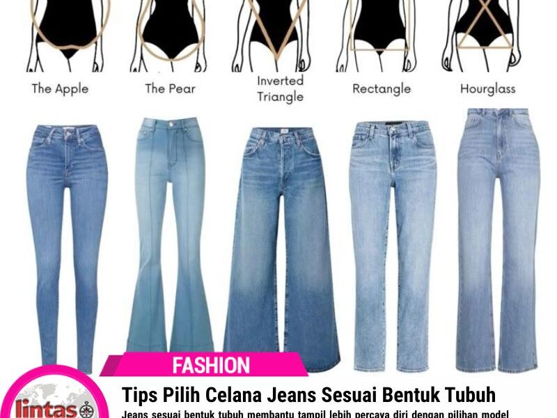 Tips Jeans Sesuai Bentuk Tubuh agar Tampil Maksimal