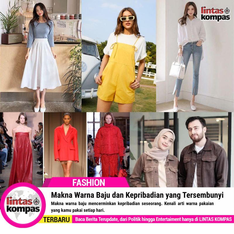 Makna Warna Baju dan Kepribadian yang Tersembunyi
