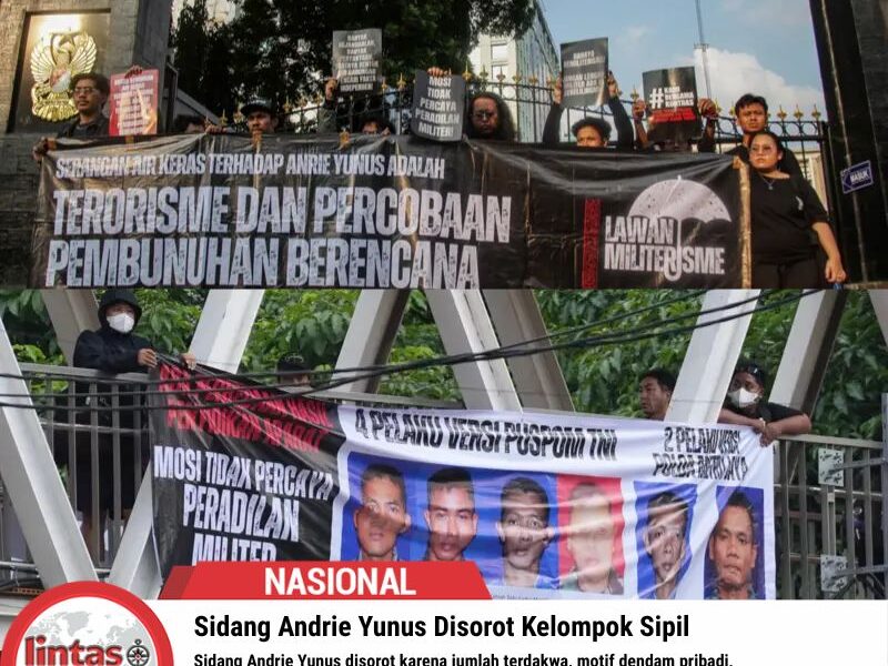 Sidang Andrie Yunus Disorot Kelompok Sipil