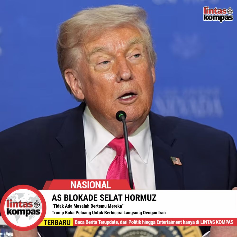 AS Blokade Selat Hormuz:Trump Buka Peluang Dialog dengan Iran