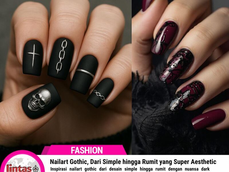 Nailart Gothic Kekinian