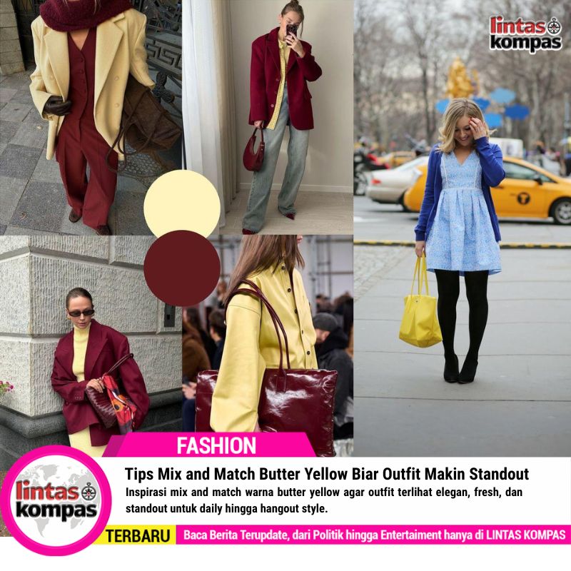 Tips Mix and Match Butter Yellow Biar Outfit Makin Standout dan Elegan