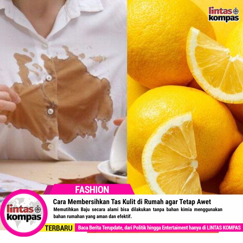 3 Cara Alami Memutihkan Baju Kusam Tanpa Bahan Kimia