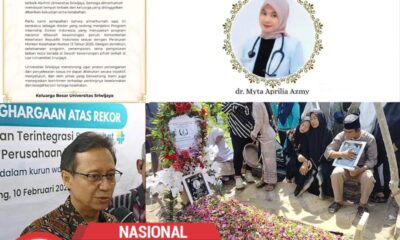 Tragedi Dokter Internship dr. Myta Aprilia Azmy, Dugaan Beban Kerja Berlebih Jadi Sorotan