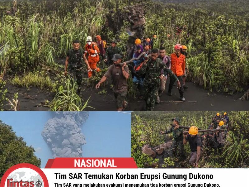 Tim SAR Temukan 3 Korban Erupsi Gunung Dukono, Pendakian Jadi Sorotan