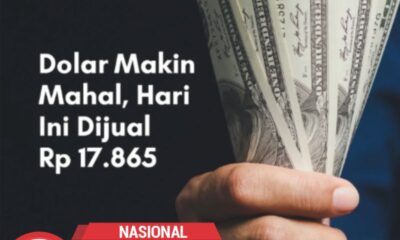 Rupiah Menembus Rp17.700 per Dolar AS, Rekor Baru !