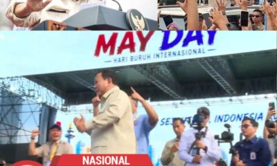 Prabowo Rayakan May Day 2026 di Monas, Joget Bersama