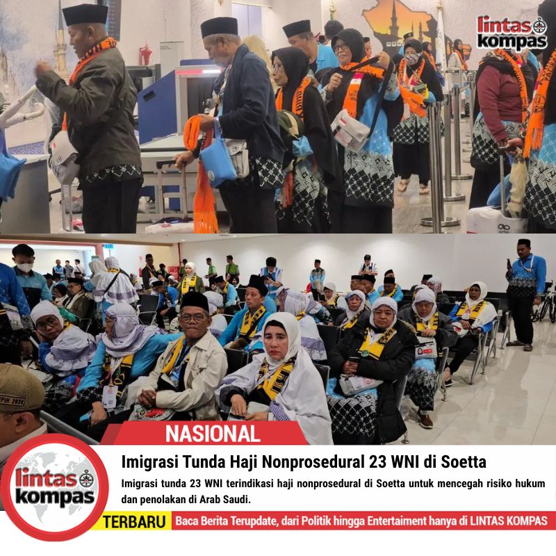 Imigrasi Tunda Haji Nonprosedural 23 WNI di Soetta