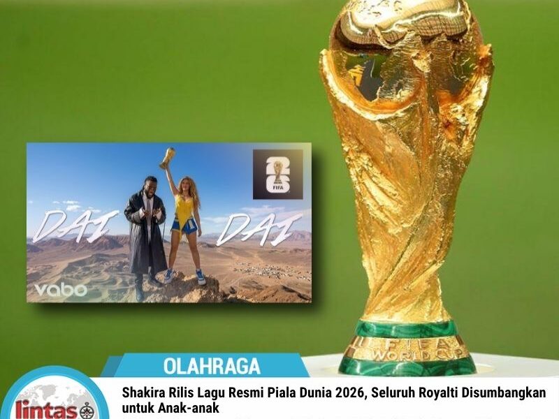 Shakira Rilis Lagu Resmi Piala Dunia 2026