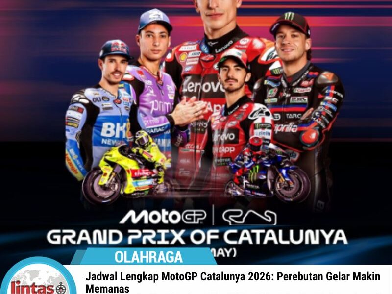 Jadwal Lengkap MotoGP Catalunya 2026: Veda Ega Siap Beraksi, Perebutan Gelar Makin Memanas