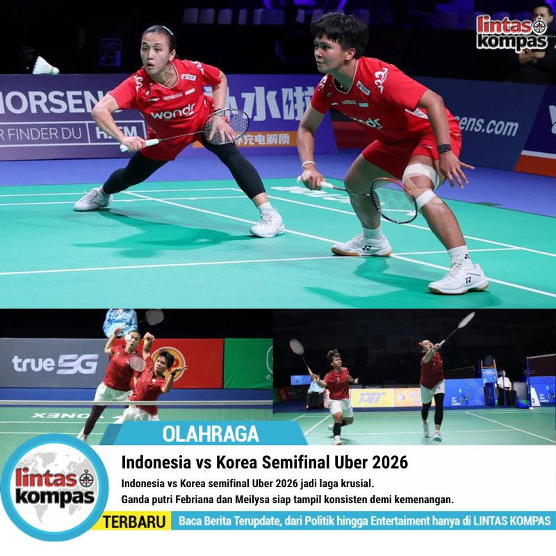 Indonesia Hadapi Korea Selatan di Semifinal Uber 2026, Ganda Putri Siap Tampil Konsisten