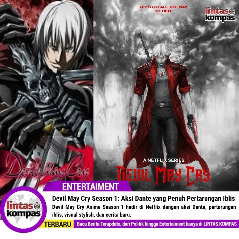 Devil May Cry Season 1: Aksi Dante yang Penuh Pertarungan Iblis