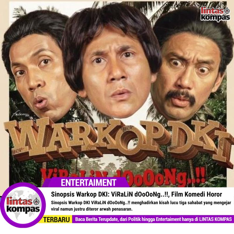 Sinopsis Warkop DKI: ViRaLiN dOoOoNg..!!, Komedi Horor Penuh Kekacauan