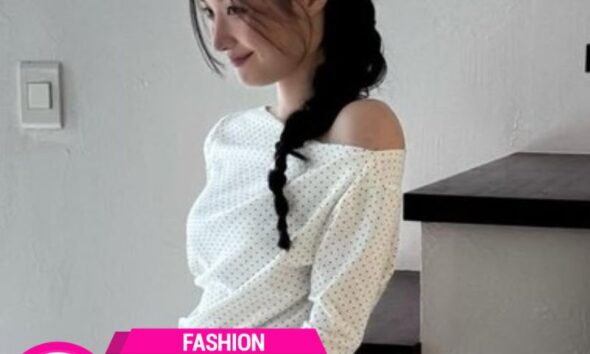 Polkadot ala Jung Chae Yeon yang Stylish