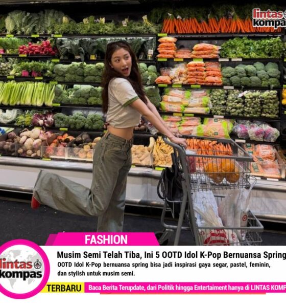 5 OOTD Idol K-Pop Bernuansa Spring