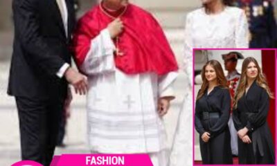 Ratu Letizia dan Putri Spanyol Tampil Anggun Saat Bertemu Paus