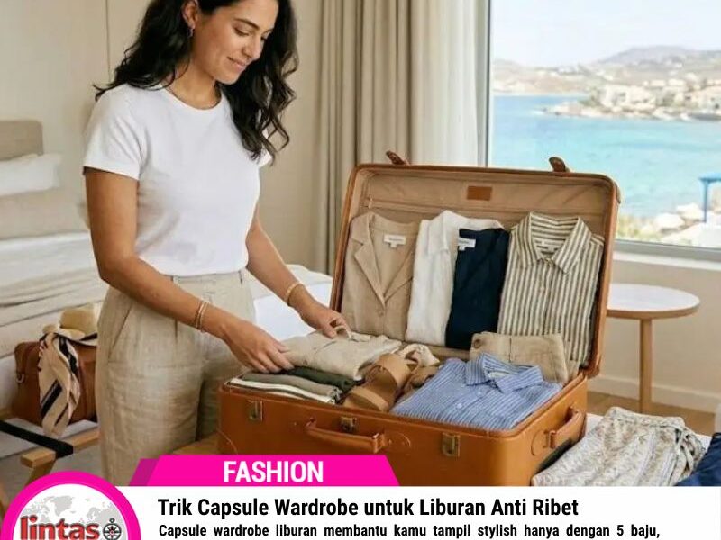Trik Capsule Wardrobe Liburan Anti Ribet