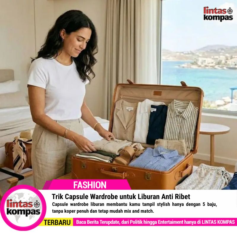 Trik Capsule Wardrobe Liburan Anti Ribet