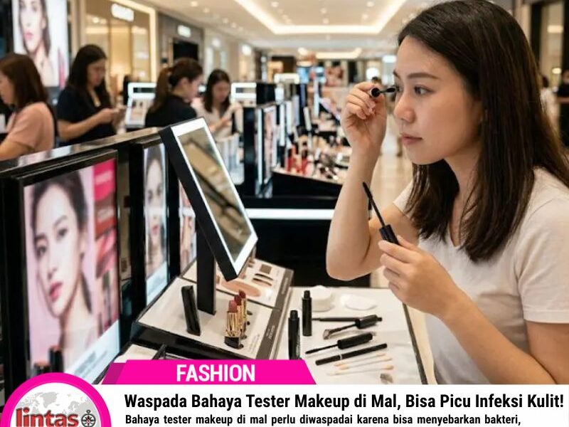 Waspada Bahaya Tester Makeup di Mal, Bisa Picu Infeksi Kulit!