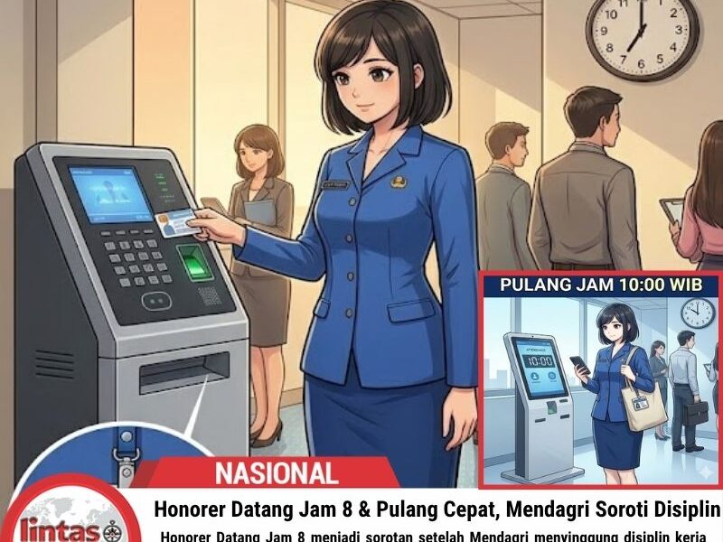 Honorer Datang Jam 8 dan Pulang Cepat , Mendagri Soroti Disiplin