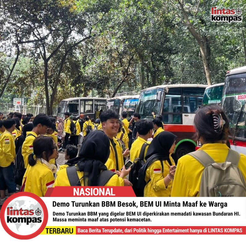 Demo Turunkan BBM Besok, BEM UI Minta Maaf ke Warga