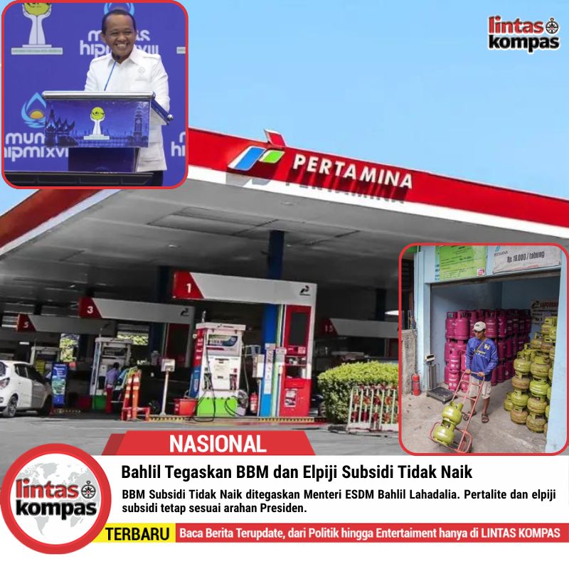 Bahlil Tegaskan BBM dan Elpiji Subsidi Tidak Naik
