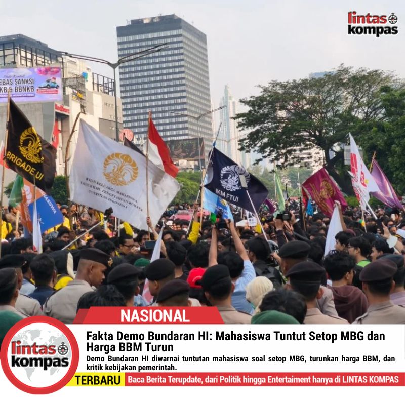 Fakta Demo Bundaran HI : Mahasiswa Tuntut Setop MBG