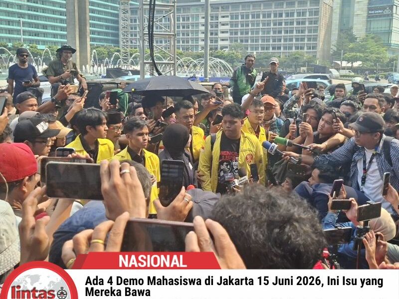 Ada 4 Demo Mahasiswa di Jakarta 15 Juni 2026 !