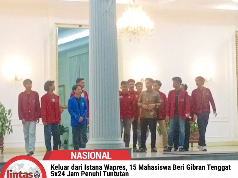 Mahasiswa Beri Gibran Tenggat 5x24 Jam