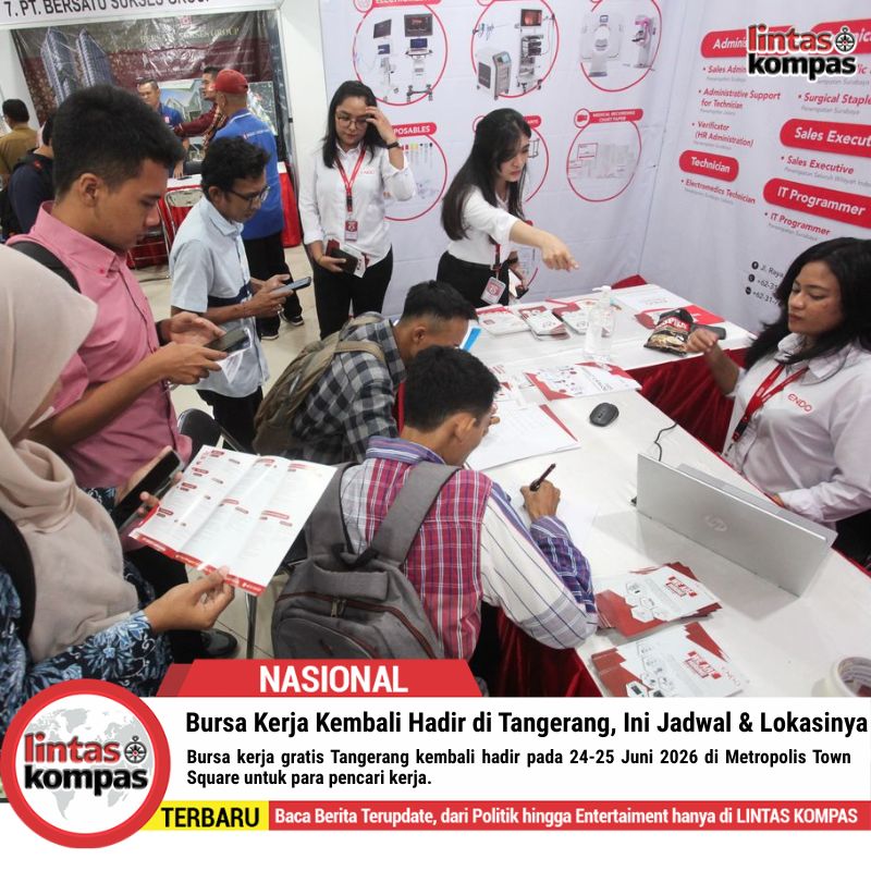 Bursa Kerja Gratis Hadir di Tangerang, Catat Jadwal dan Lokasinya