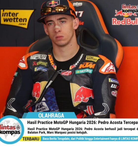 Hasil Practice MotoGP Hungaria 2026: Pedro Acosta Tercepat, Marc Marquez Posisi Ketujuh