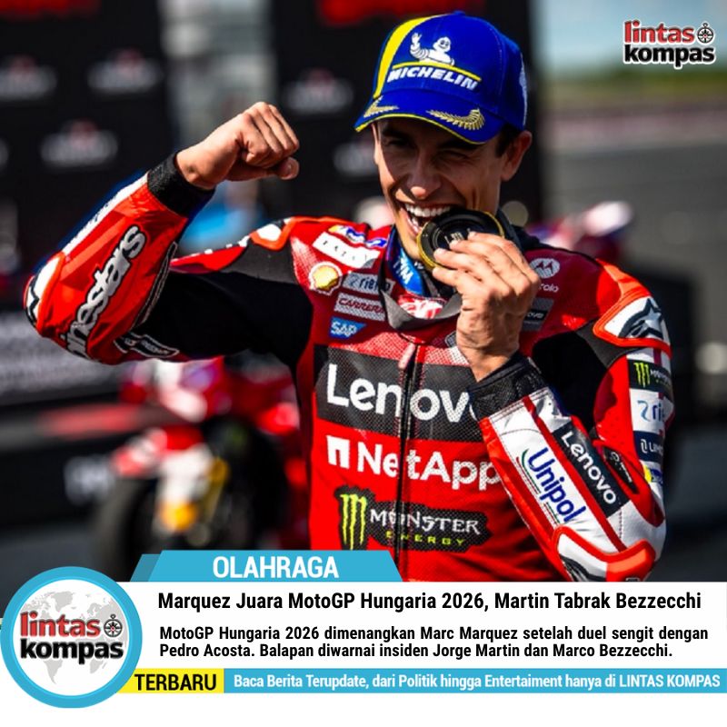 MotoGP Hungaria 2026 Dimenangkan Oleh Marc Marquez !
