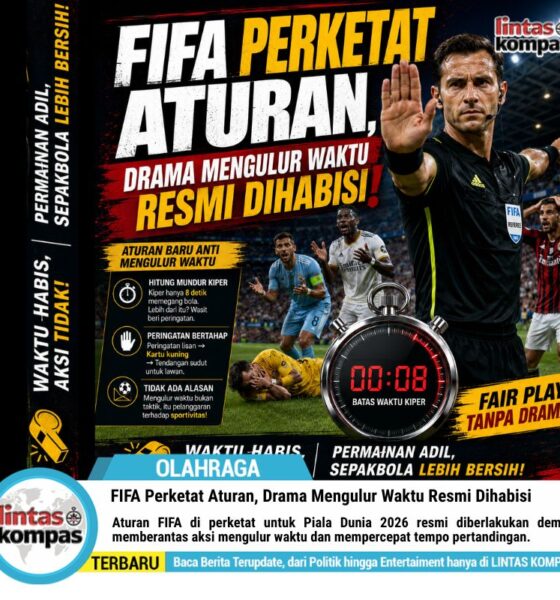 FIFA Perketat Aturan, Drama Mengulur Waktu Resmi Dihabisi