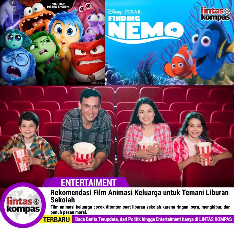 Rekomendasi Film Animasi Keluarga untuk Temani Liburan Sekolah
