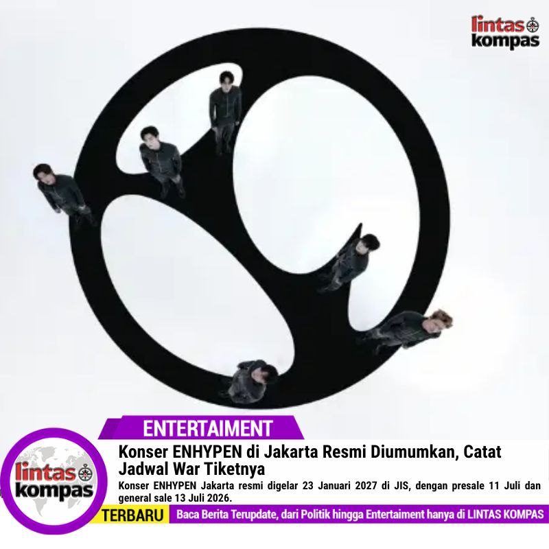 Konser ENHYPEN di Jakarta Resmi Diumumkan, Catat Jadwal War Tiketnya