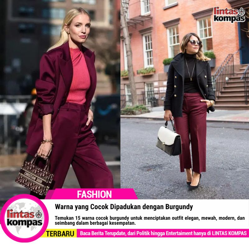 Warna yang Cocok Dipadukan dengan Burgundy