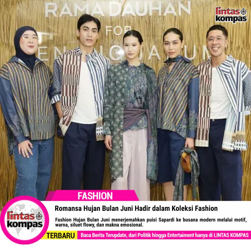 Romansa Hujan Bulan Juni Hadir dalam Koleksi Fashion