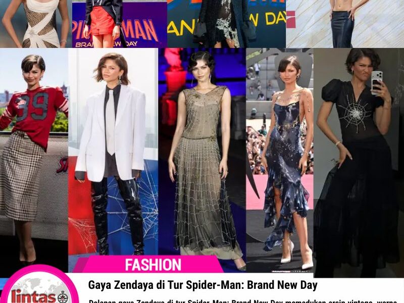 Gaya Zendaya di Tur Spider-Man: Brand New Day
