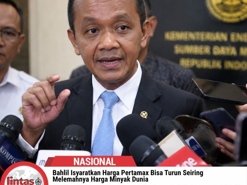 Bahlil Isyaratkan Harga Pertamax Bisa Turun