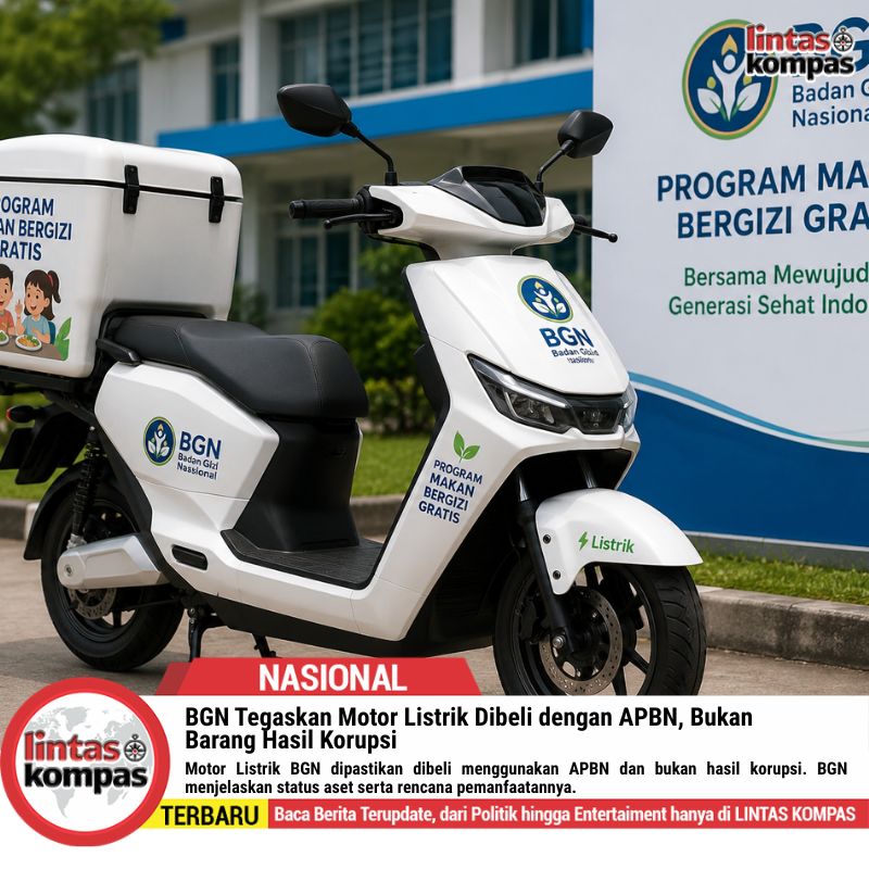 BGN Pastikan Motor Listrik Dibeli APBN, Bukan Hasil Korupsi