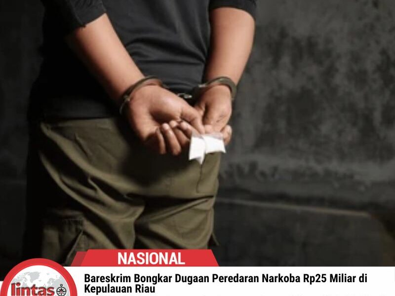 Bareskrim Bongkar Narkoba Rp25 Miliar di Kepri