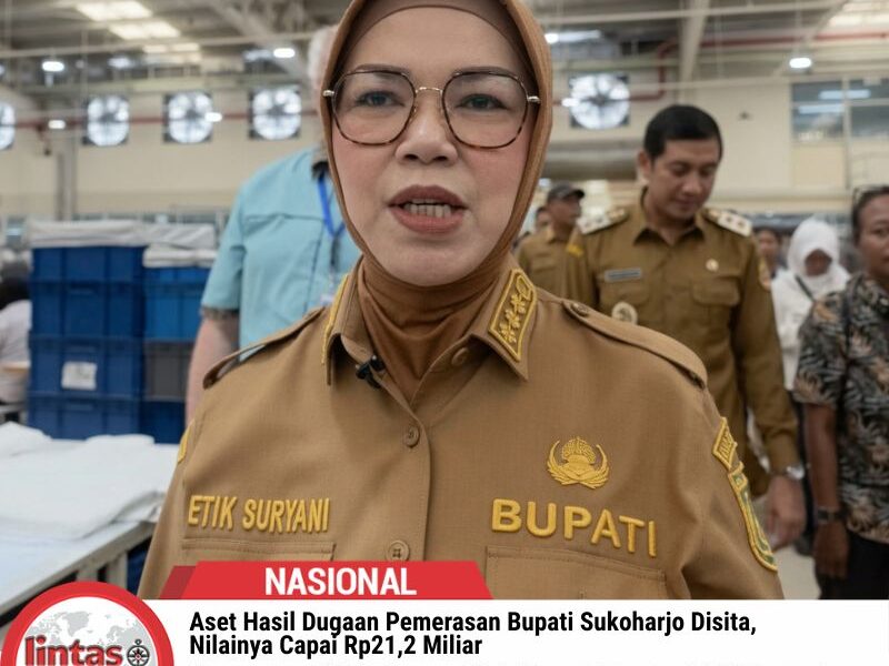 Aset Hasil Dugaan Pemerasan Bupati Sukoharjo Disita, Nilainya Capai Rp21,2 Miliar