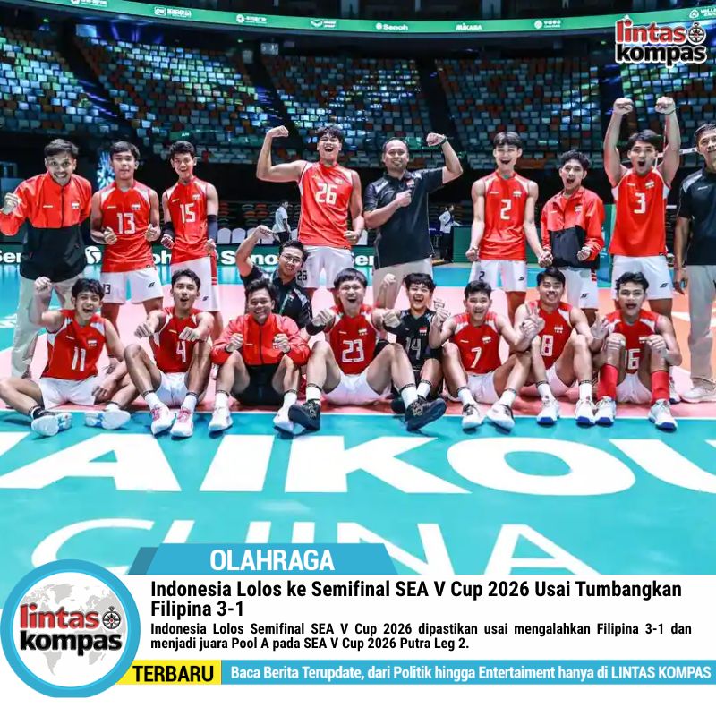 Indonesia Lolos ke Semifinal SEA V Cup 2026