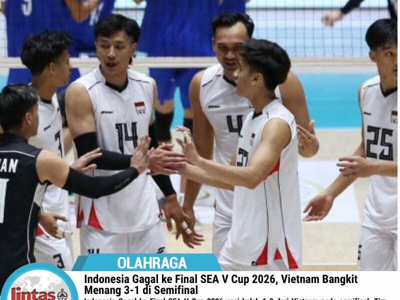 Indonesia Gagal ke Final SEA V Cup 2026, Vietnam Bangkit Menang 3-1 di Semifinal