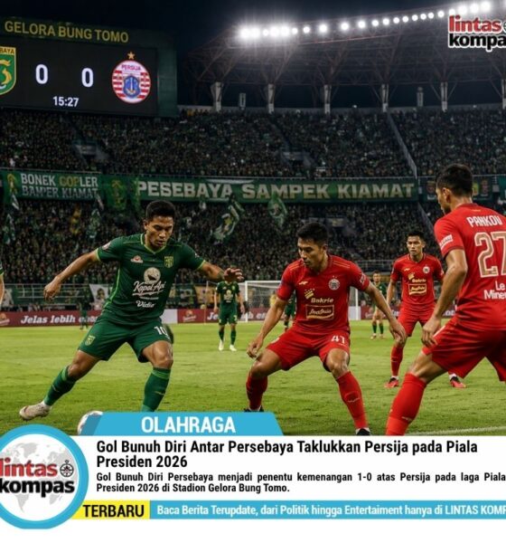 Gol Bunuh Diri Persebaya Taklukkan Persija di Piala Presiden