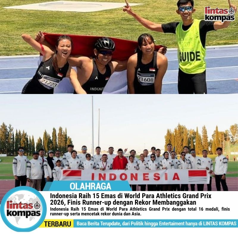 Indonesia Raih 15 Emas di World Para Athletics Grand Prix