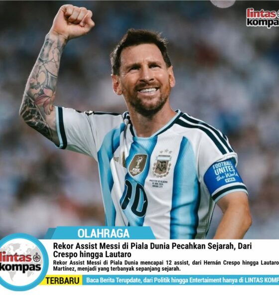 Rekor Assist Messi di Piala Dunia Pecahkan Sejarah