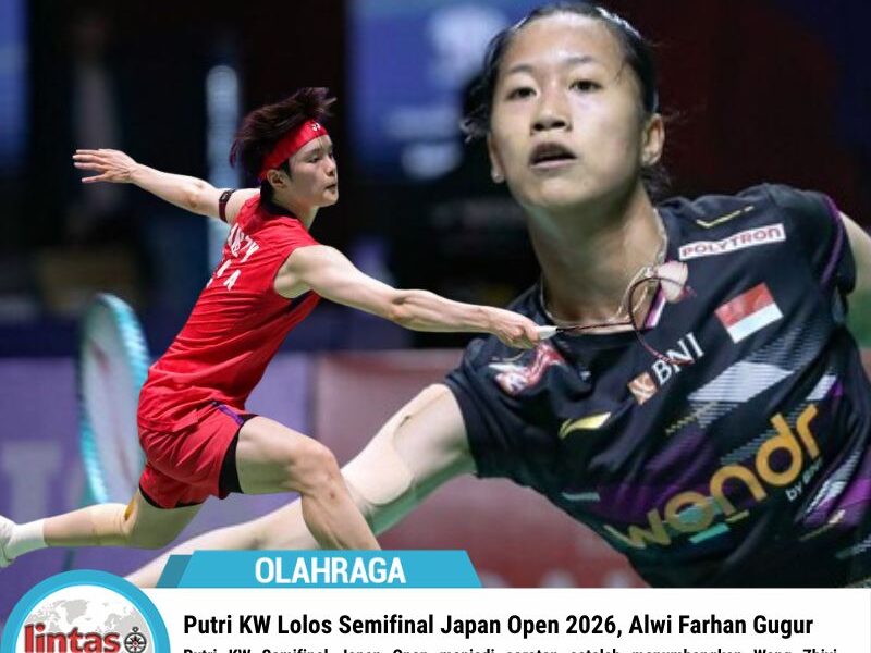 Putri KW Lolos Semifinal Japan Open 2026, Alwi Farhan Gugur
