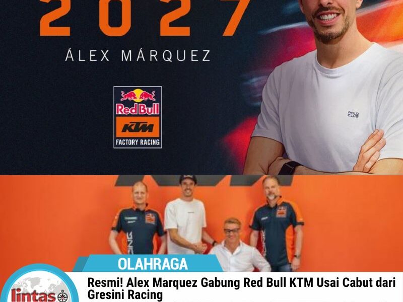 Resmi! Alex Marquez Gabung Red Bull KTM Usai Cabut dari Gresini Racing